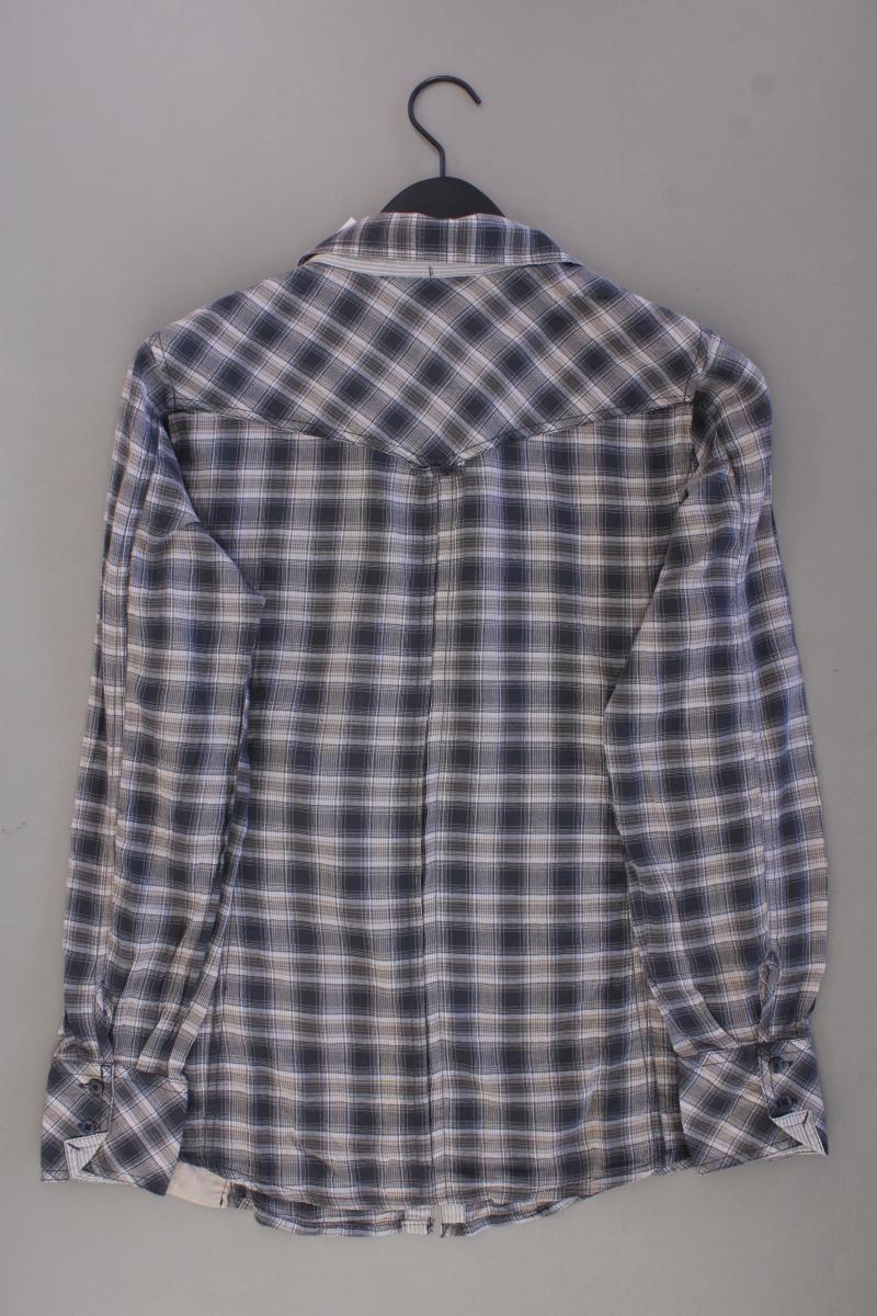 Soccx Karobluse Gr. 40 kariert Langarm grau - Image 3