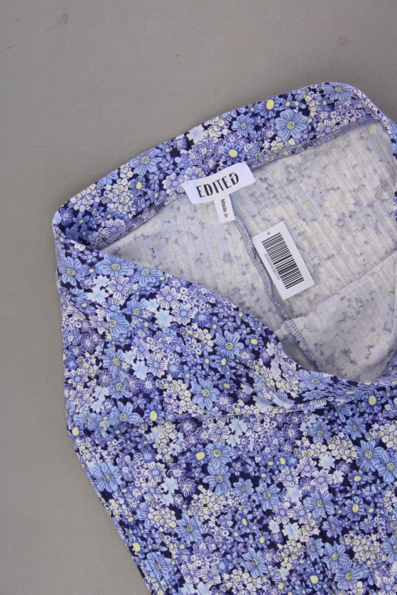 EDITED Stretchhose Gr. 38 mit Blumenmuster blau aus Viskose - Image 2
