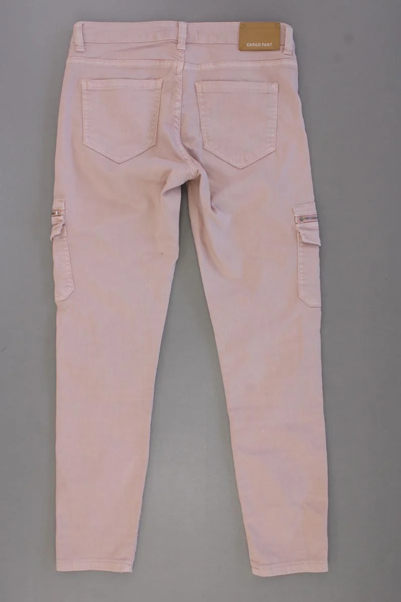 Bershka Cargo Jeans Gr. 38 rosa aus Baumwolle - Image 3