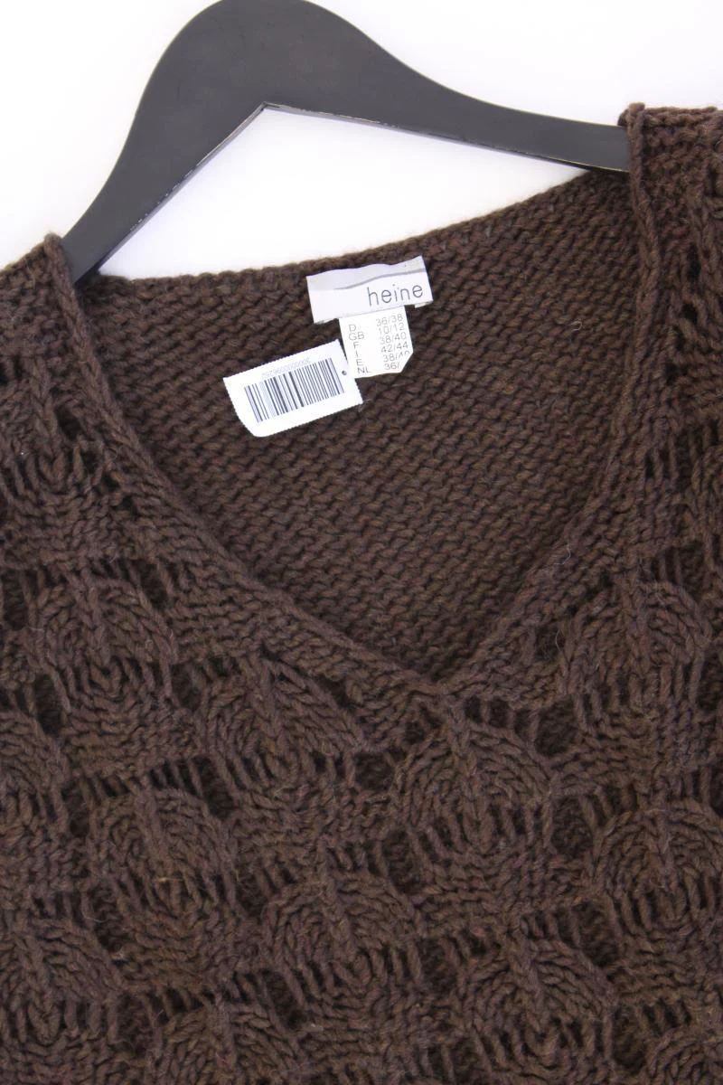 Heine Strickshirt Gr. 36/38 Kurzarm braun aus Polyacryl - Image 2