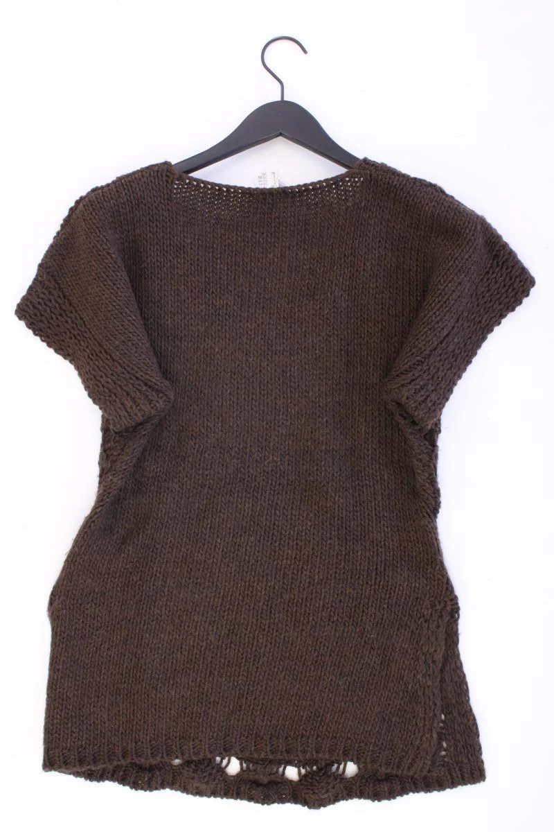 Heine Strickshirt Gr. 36/38 Kurzarm braun aus Polyacryl - Image 3