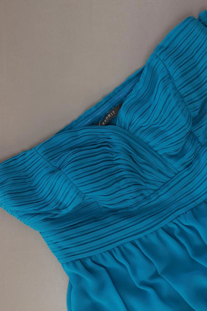 Esprit Bandeaukleid Gr. 36 Ärmellos blau aus Polyester - Image 3