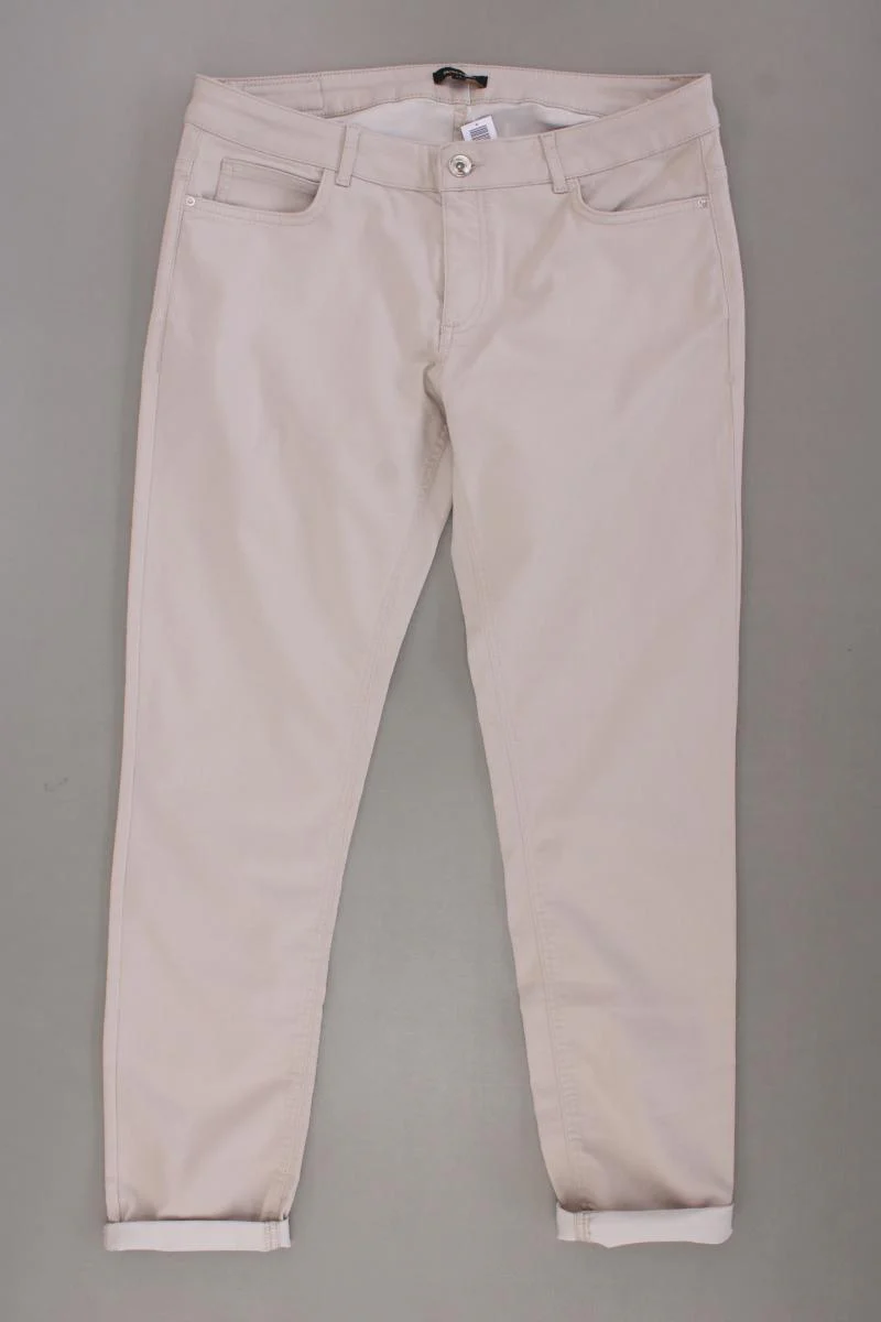 More&More Skinny Jeans Gr. 40 neuwertig creme aus Baumwolle