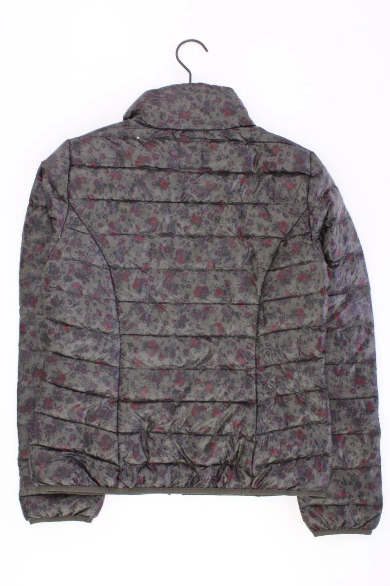 s.Oliver Daunenjacke Gr. 38 mit Blumenmuster neuwertig olivgrün aus Polyester - Image 3
