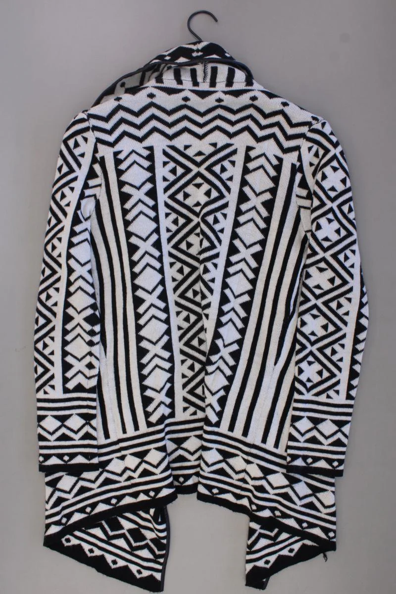 Beaumont Strickjacke Gr. XL geometrisches Muster Langarm schwarz aus Polyacryl - Image 4
