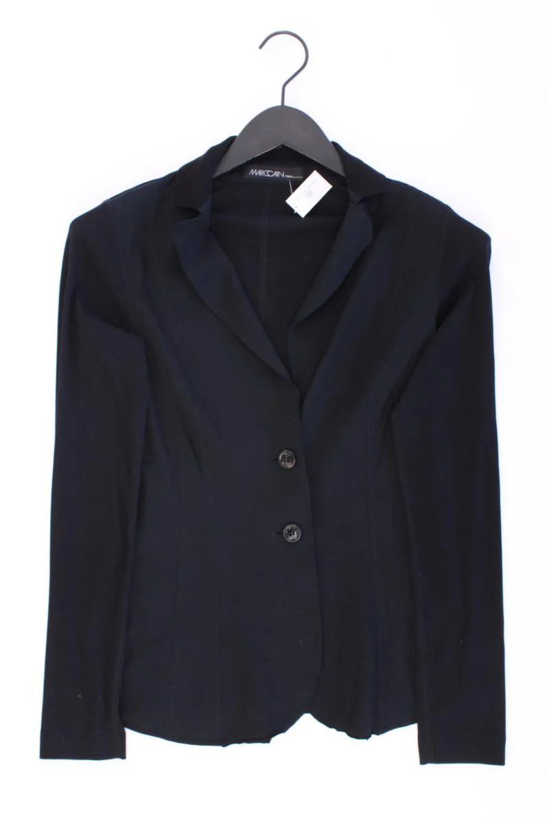 Marc Cain Slim Blazer Gr. 36 schwarz aus Baumwolle