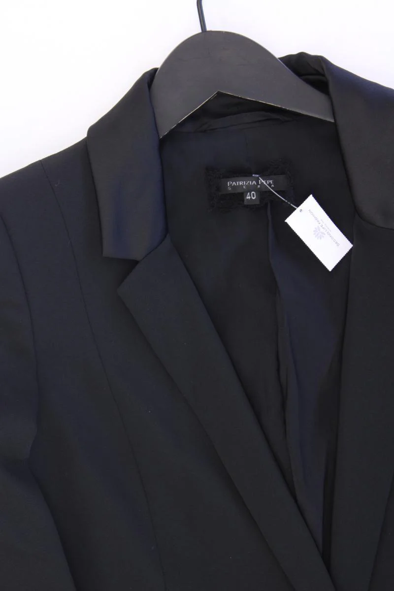 Patrizia Pepe Classic Blazer Gr. IT 40 (XS) neuwertig schwarz aus Viskose - Image 2