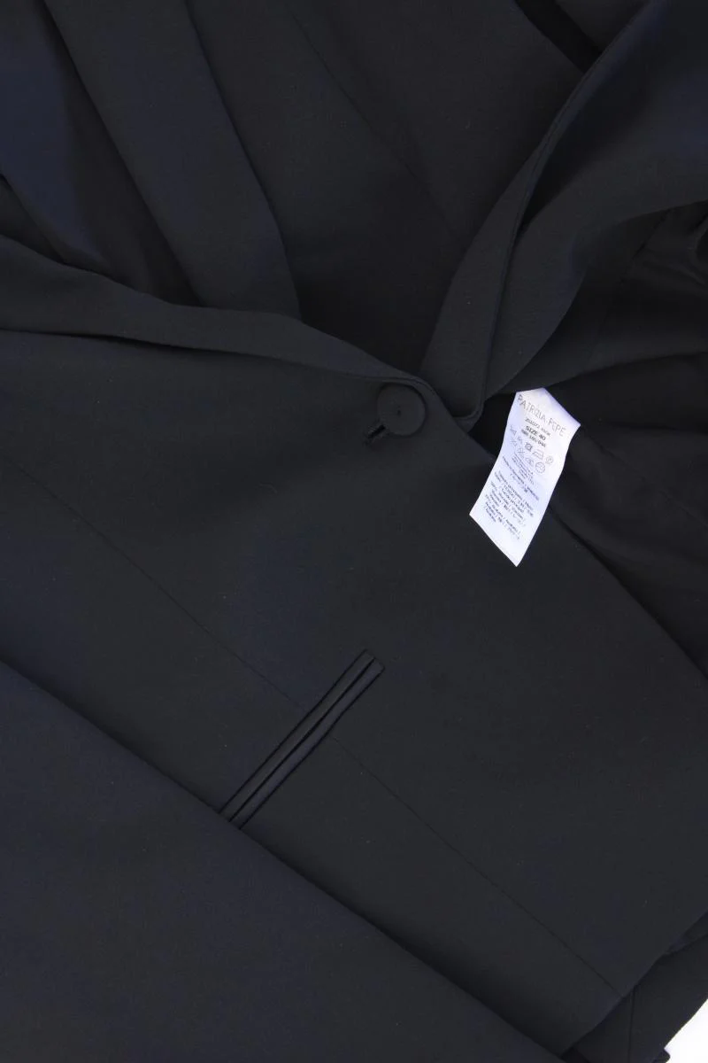 Patrizia Pepe Classic Blazer Gr. IT 40 (XS) neuwertig schwarz aus Viskose - Image 3