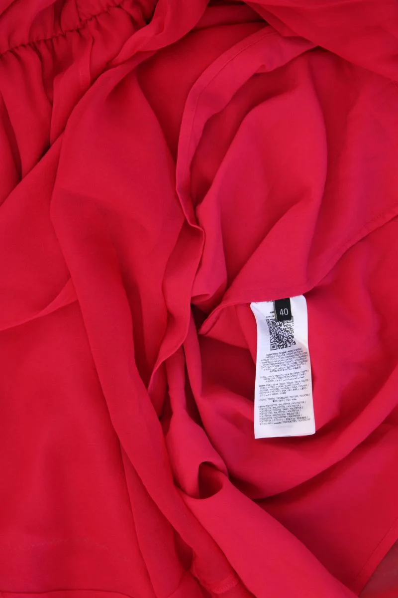 Marciano Guess Chiffonkleid Gr. 40 Langarm pink aus Seide - Image 3
