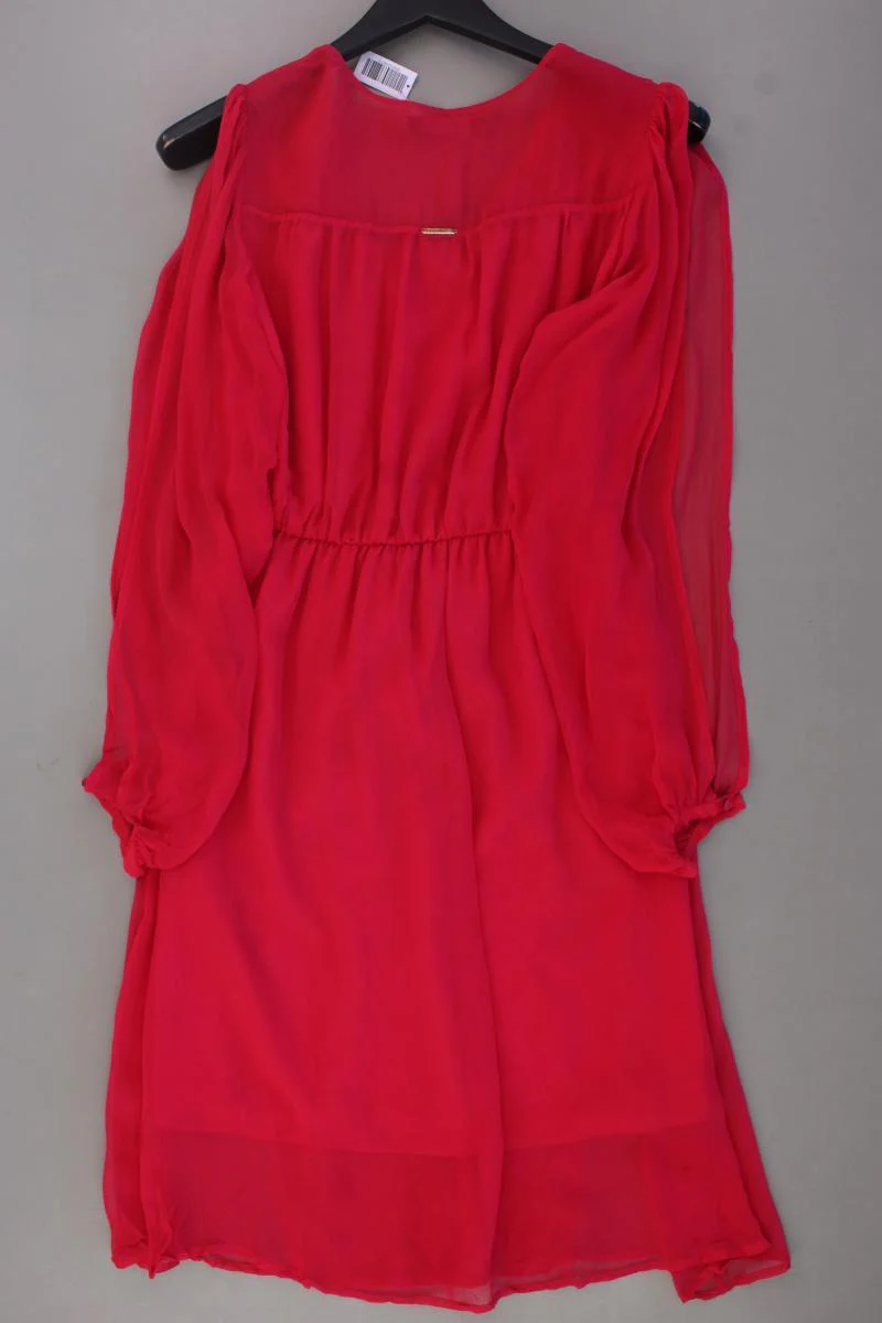 Marciano Guess Chiffonkleid Gr. 40 Langarm pink aus Seide - Image 5