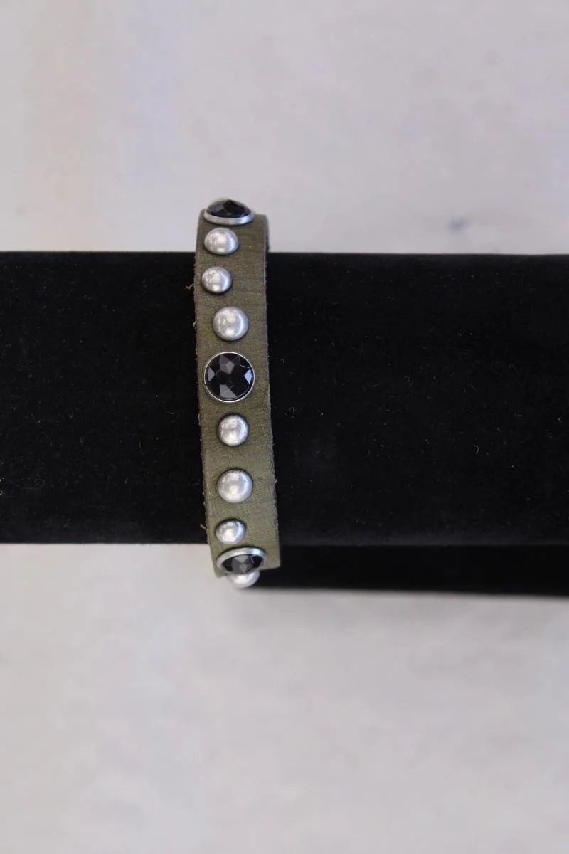 Armband olivgrün