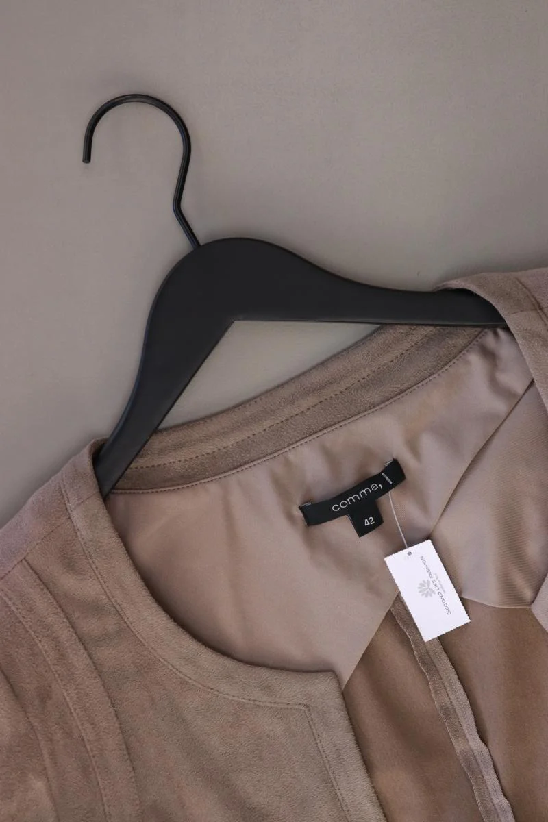 comma, Regular Cardigan Gr. 42 Langarm grau aus Polyester - Image 3