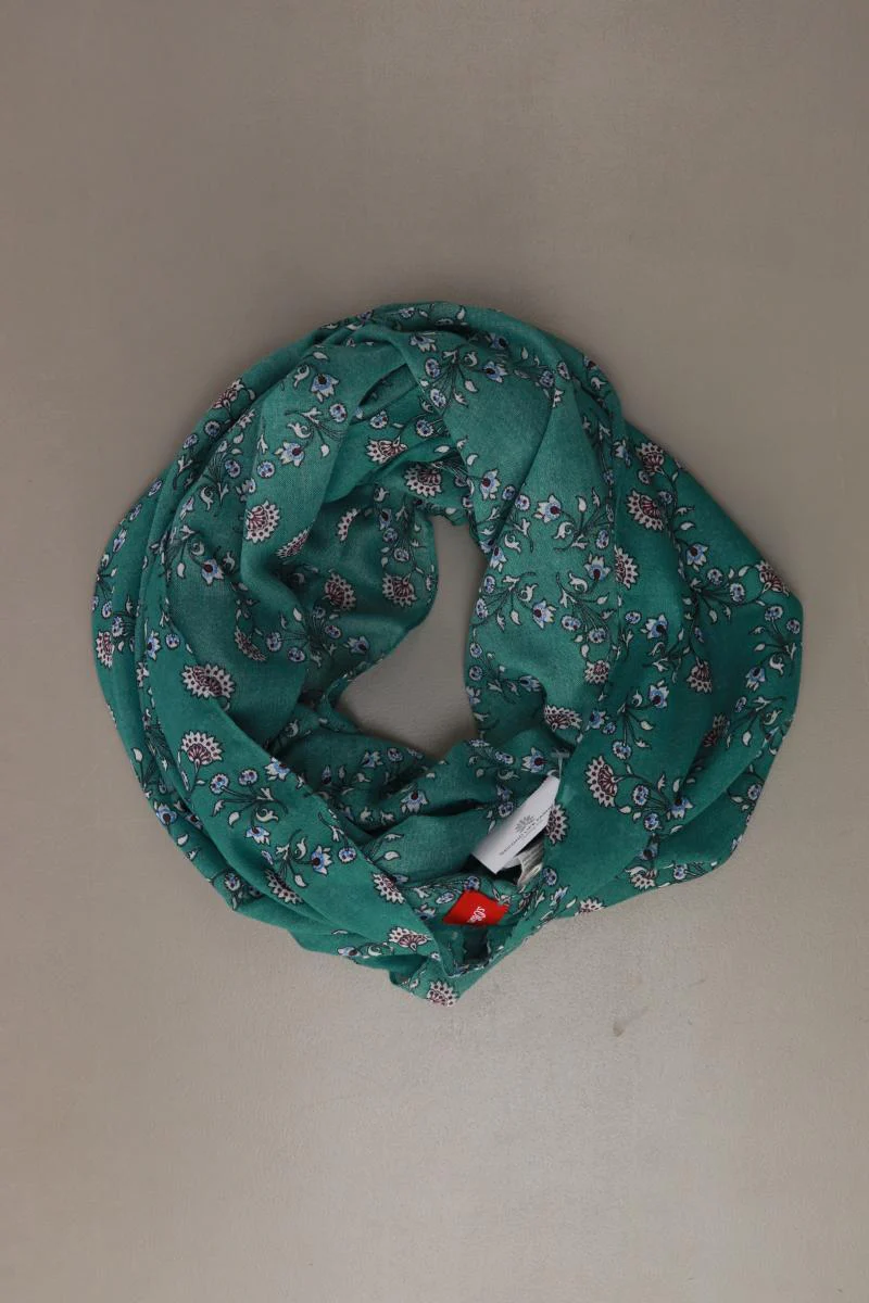 s.Oliver Tuch mit Blumenmuster grün aus Polyester
