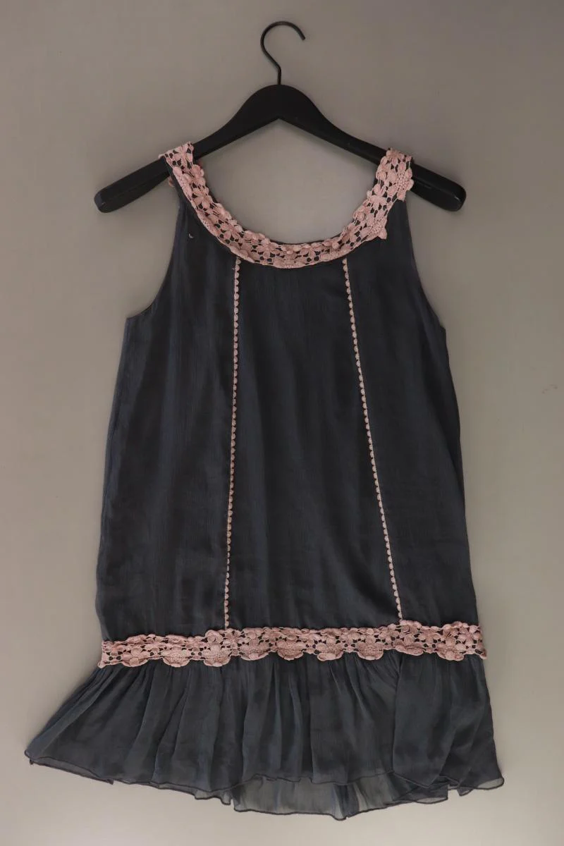 Vila Chiffonkleid Gr. S Ärmellos grau aus Polyester - Image 2