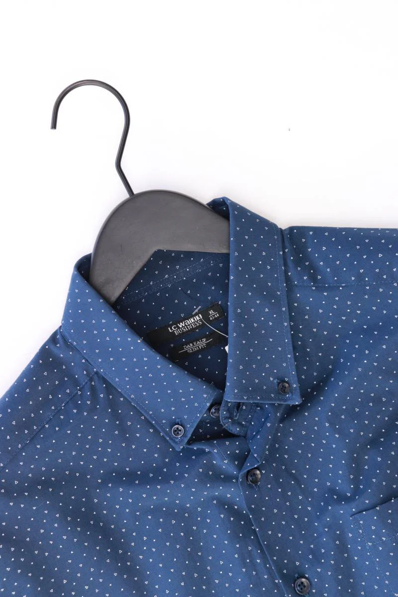 LC Waikiki Kurzarmhemd für Herren Gr. XL blau aus Baumwolle - Image 3