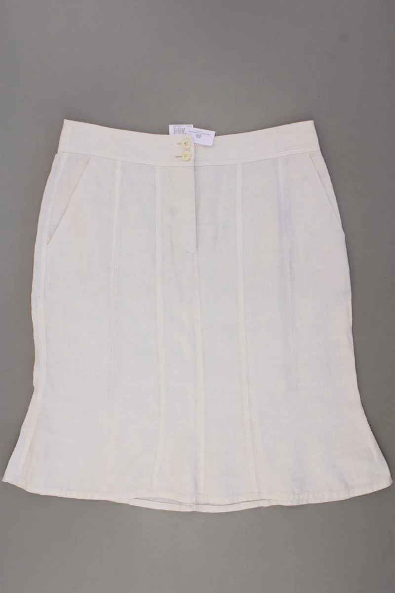 Marc Cain Leinenrock Gr. 38 creme