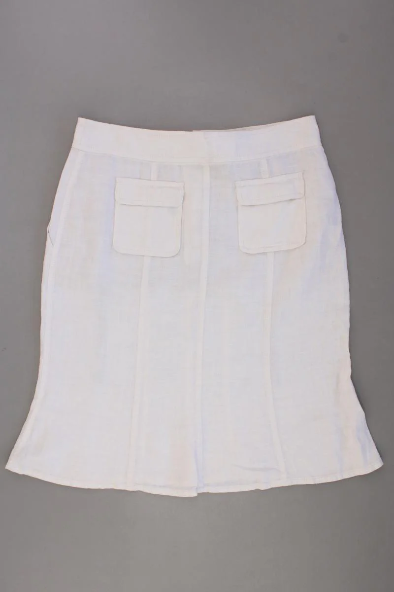 Marc Cain Leinenrock Gr. 38 creme - Image 3