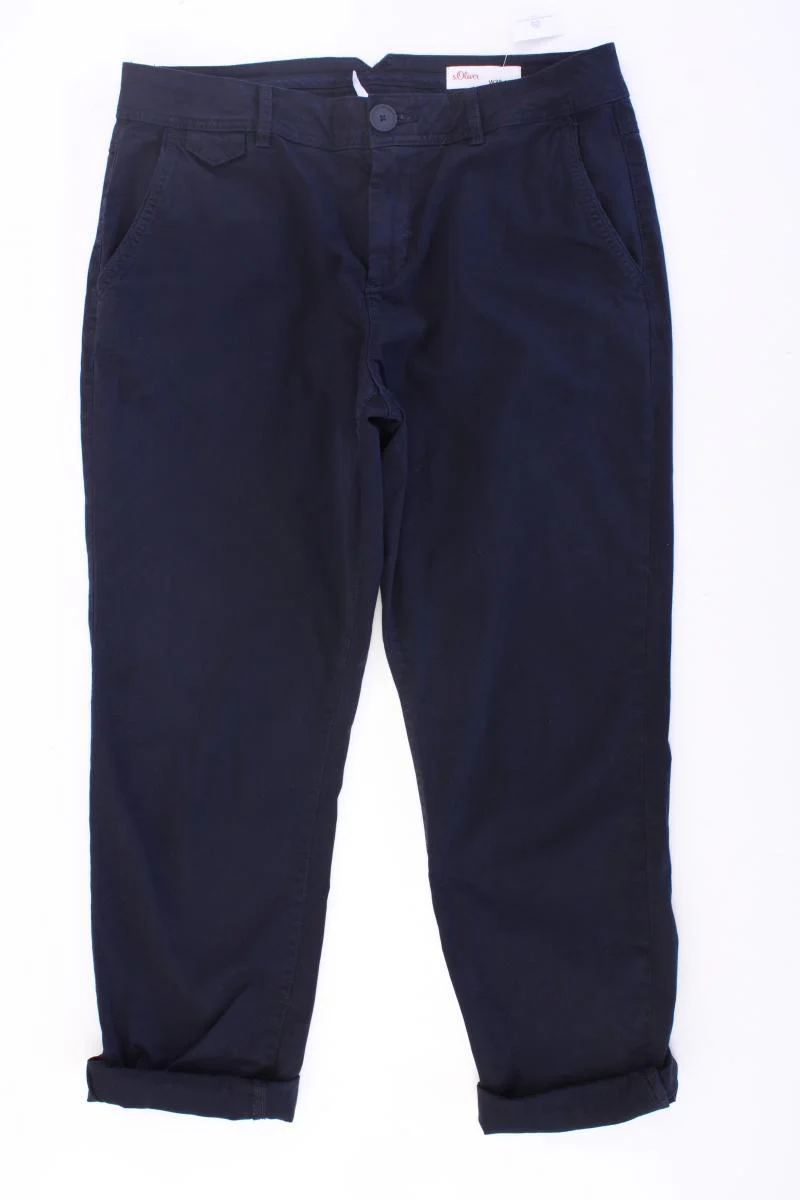 s.Oliver 7/8 Hose Gr. 38/L30 blau aus Baumwolle