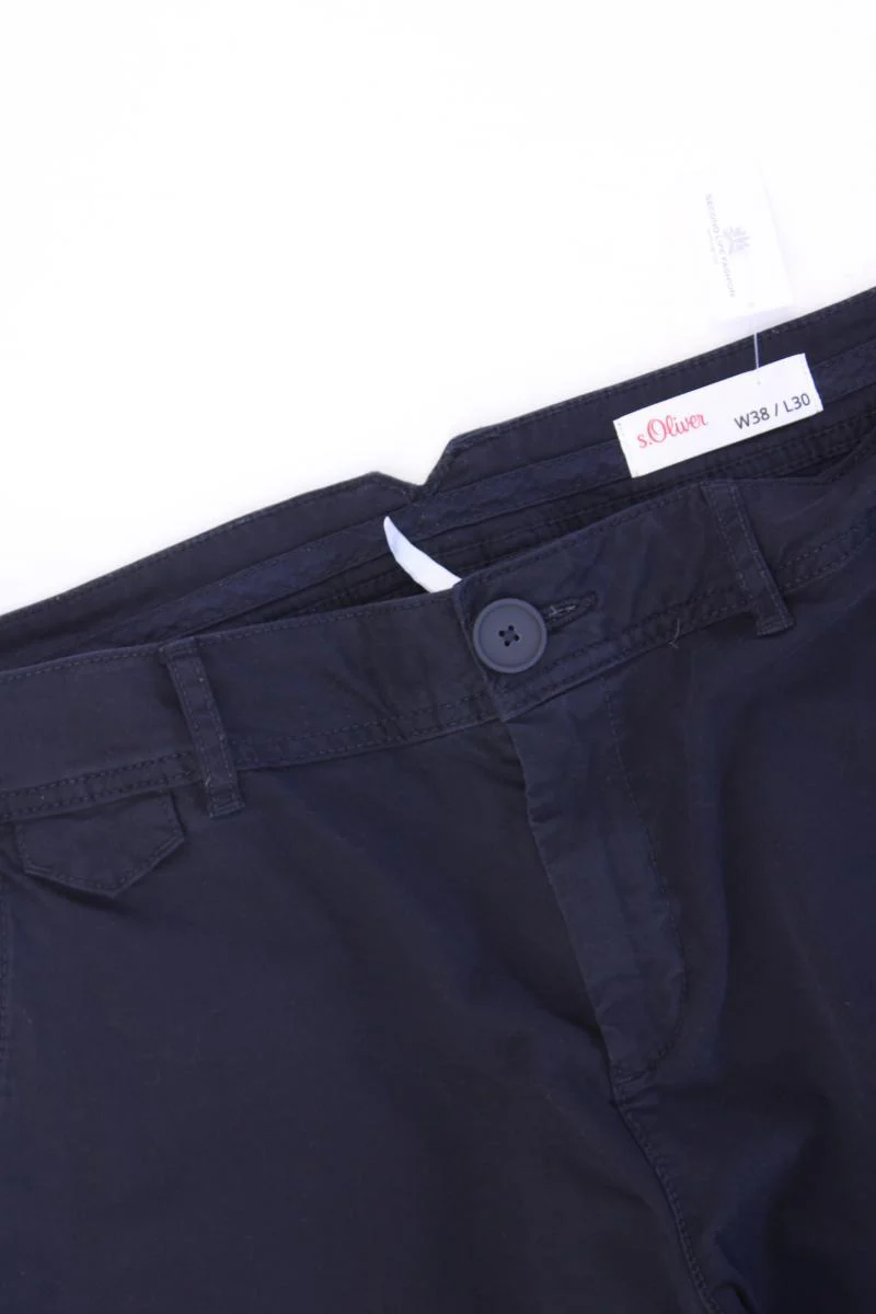 s.Oliver 7/8 Hose Gr. 38/L30 blau aus Baumwolle - Image 2