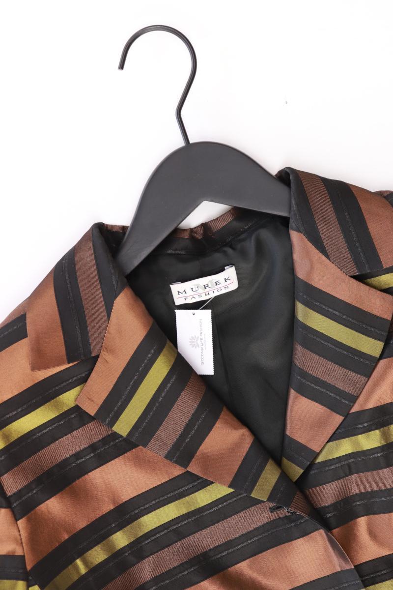 Murek Fashion Vintage Blazer Gr. 42 gestreift braun - Image 3