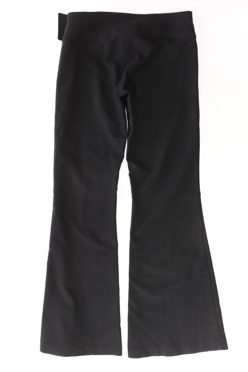 Hose Gr. 38 mit Gürtel Vintage schwarz aus Polyester - Image 2