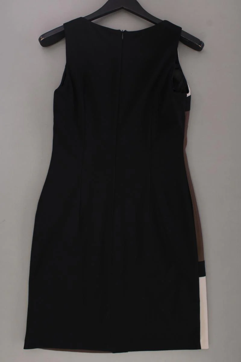 Made in Italy Etuikleid Gr. 38 geometrisches Muster Ärmellos braun aus Viskose - Image 3