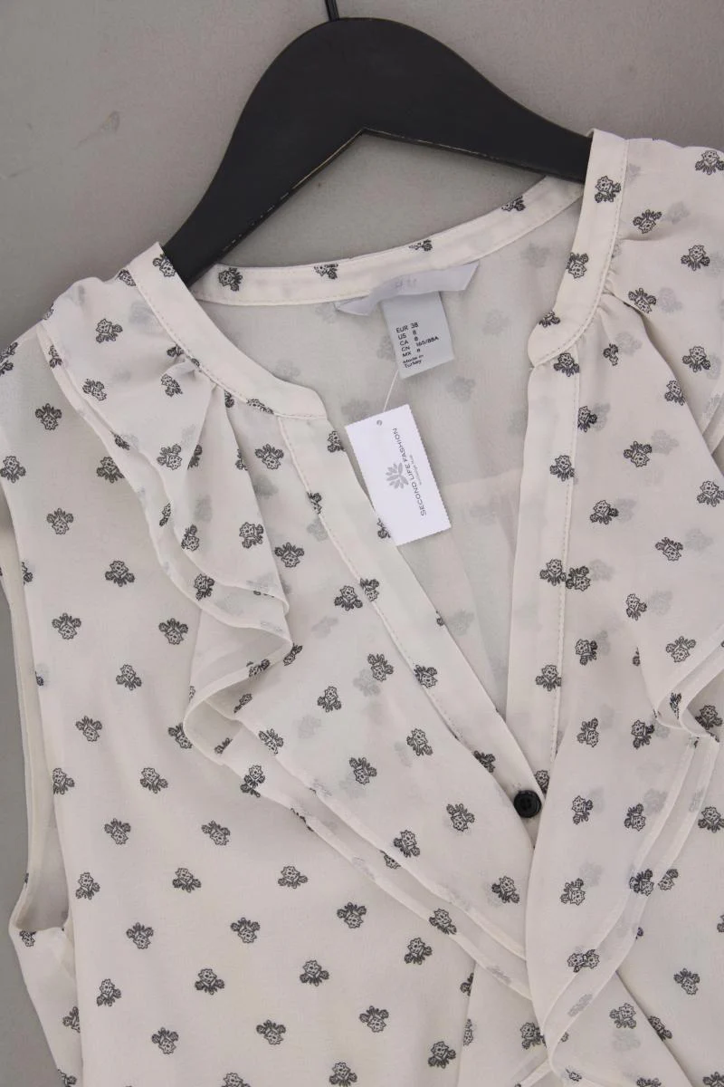 H&M Kleid Gr. 38 Ärmellos creme aus Polyester - Image 2