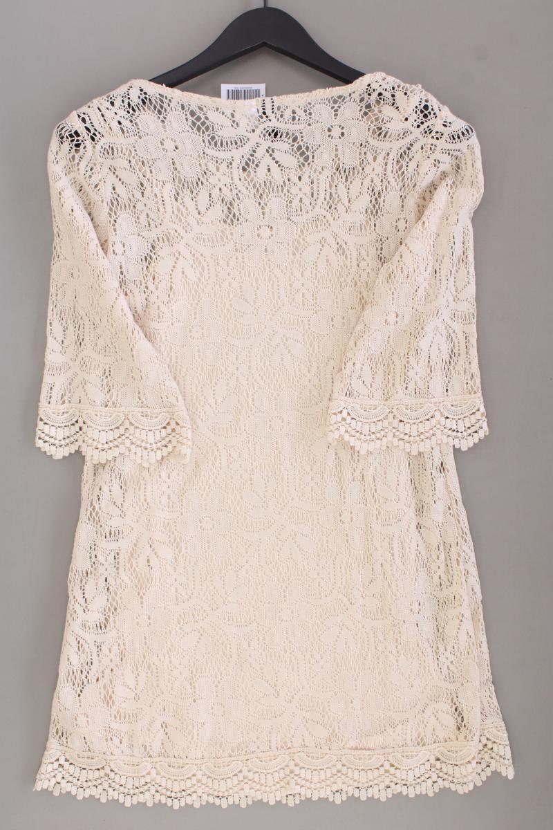 H&M Spitzenkleid Gr. 36 neuwertig 3/4 Ärmel creme aus Polyester - Image 3