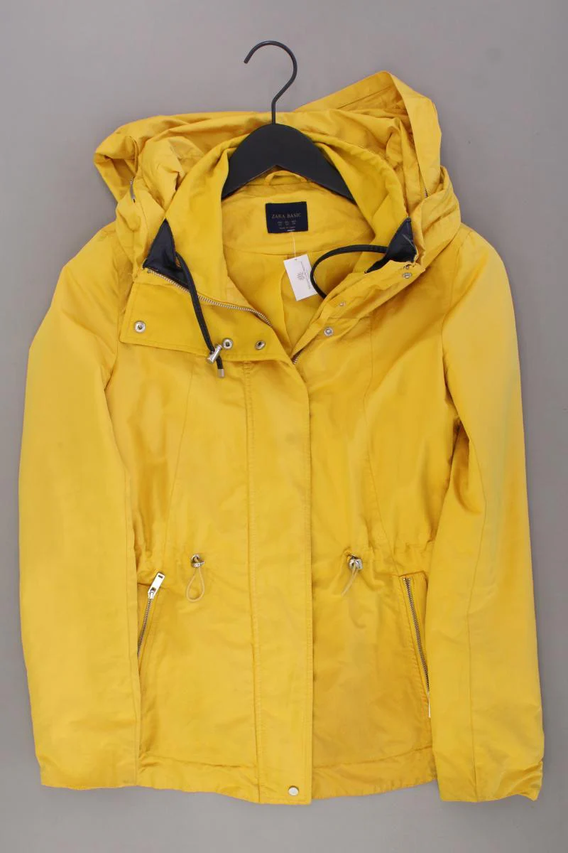 Zara Übergangsjacke Gr. XS gelb aus Polyester