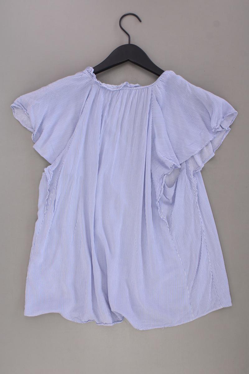 H&M Kurzarmbluse Gr. 36 gestreift blau - Image 3