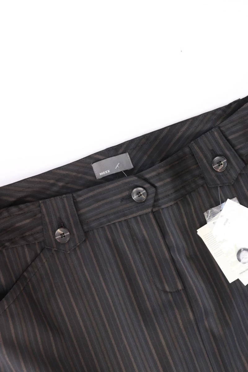 Mexx Bleistiftrock Gr. 40 gestreift neu mit Etikett Vintage schwarz - Image 3