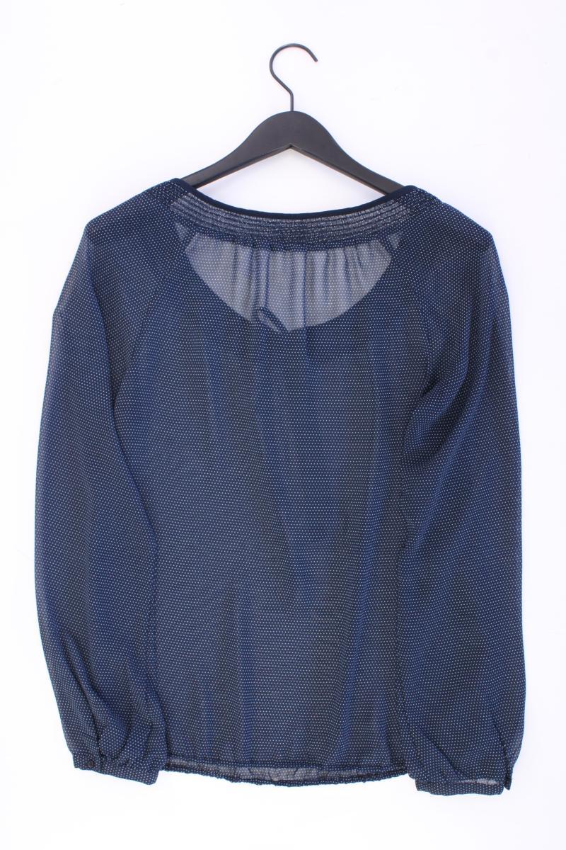Esprit Langarmbluse Gr. 36 gepunktet blau - Image 3