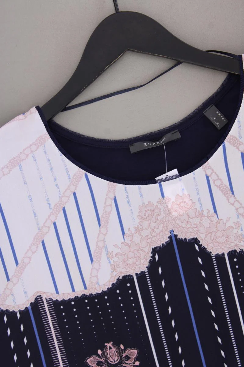 Esprit Kurzarmbluse Gr. M neuwertig blau aus Polyester - Image 2