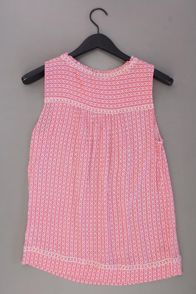 edc by Esprit Ärmellose Bluse Gr. M geometrisches Muster neuwertig rot - Image 3