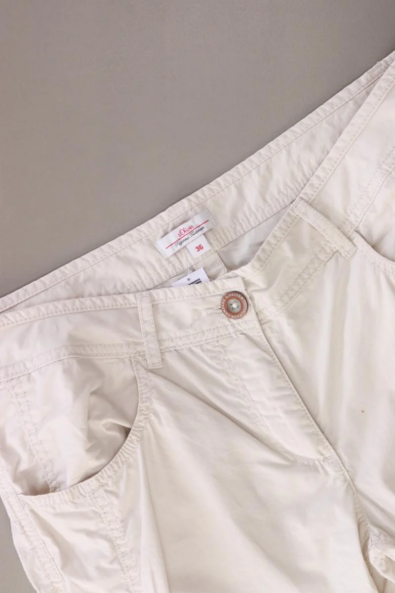 s.Oliver 7/8 Hose Gr. 36 creme aus Baumwolle - Image 3