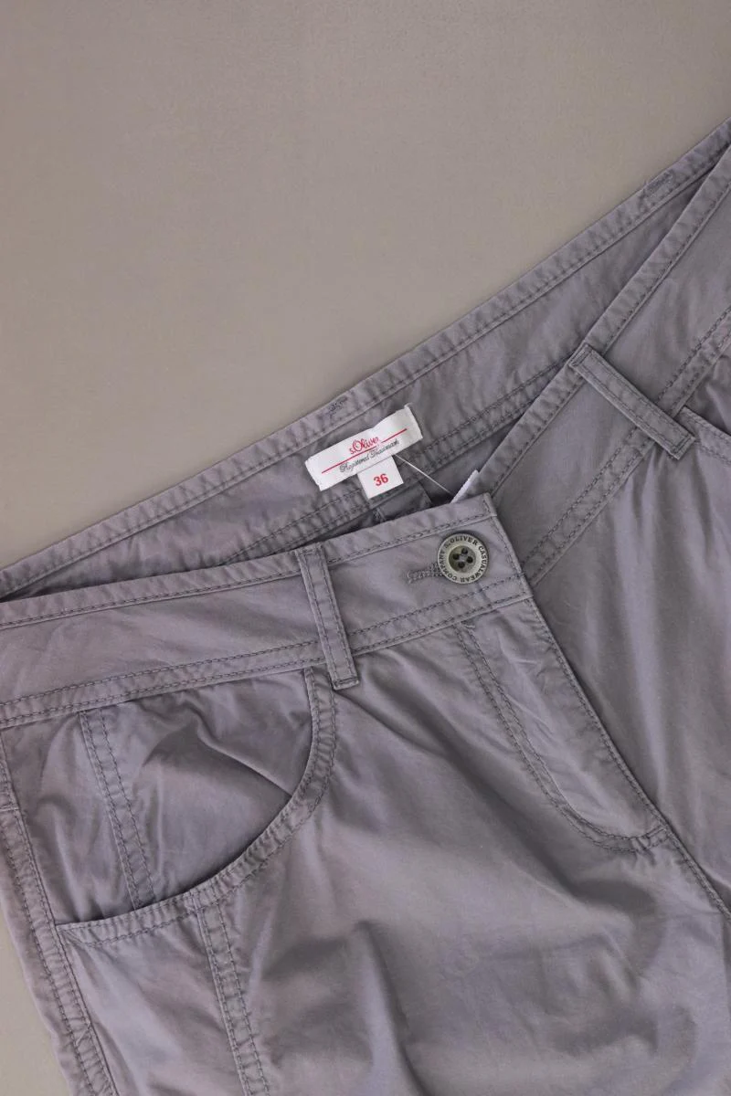 s.Oliver 7/8 Hose Gr. 36 grau aus Baumwolle - Image 3