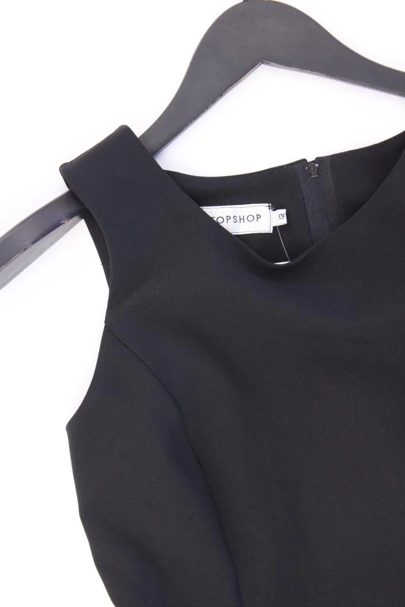 Topshop Bleistiftkleid Gr. 38 Ärmellos Vintage schwarz aus Polyester - Image 2