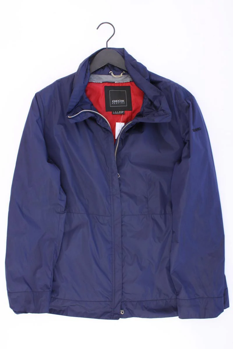 Geox Lange Jacke Gr. 48 neuwertig blau aus Polyamid