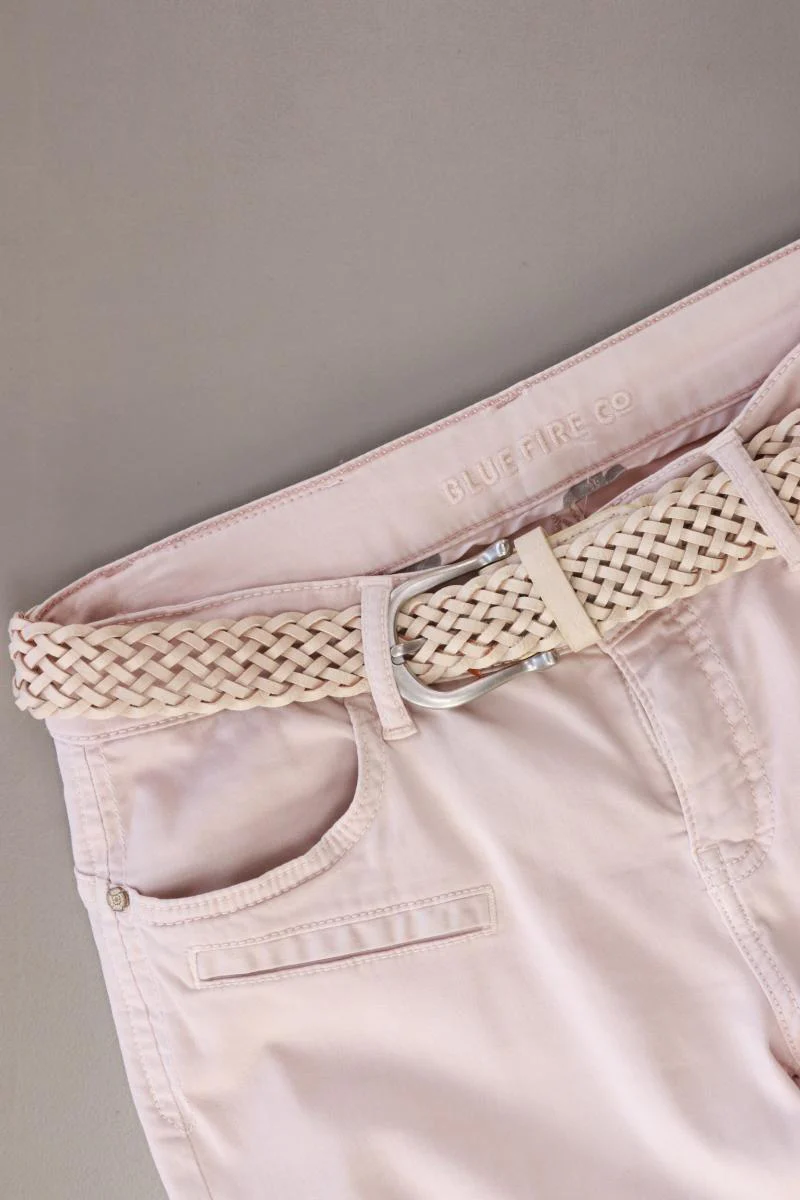 Bluefire Regular Jeans Gr. W28/L30 mit Gürtel rosa aus Baumwolle - Image 3