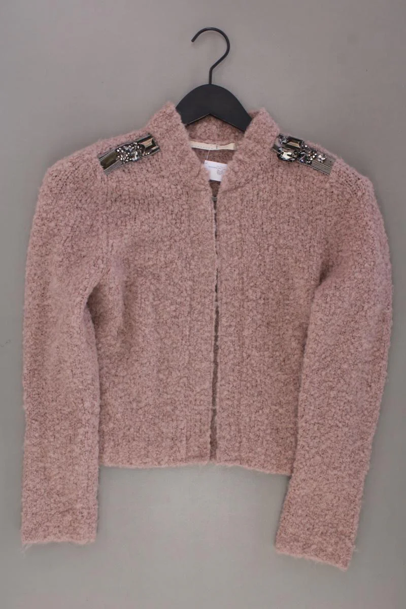 Schumacher Strickjacke Gr. XS Langarm rosa aus Wolle