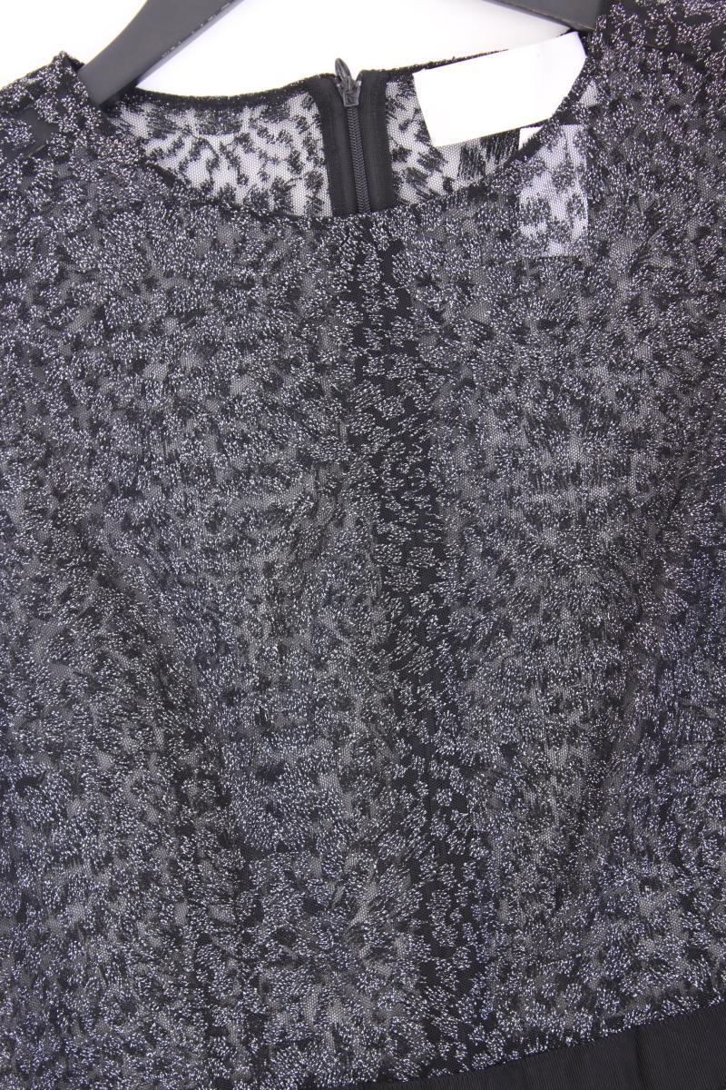 BOSS by Hugo Boss Abendkleid Gr. 38 neuwertig Ärmellos mit Glitzer schwarz - Image 2