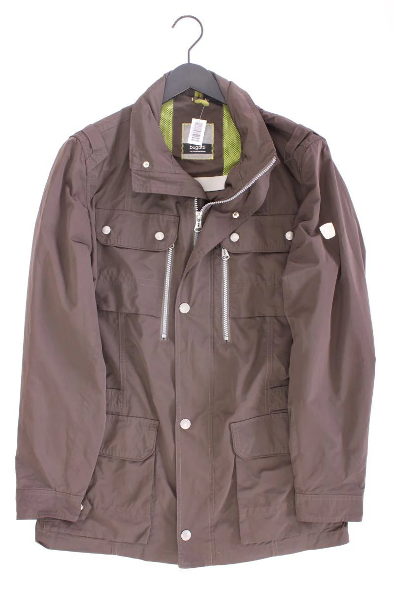 Bugatti Lange Jacke für Herren Gr. 50 braun aus Polyester