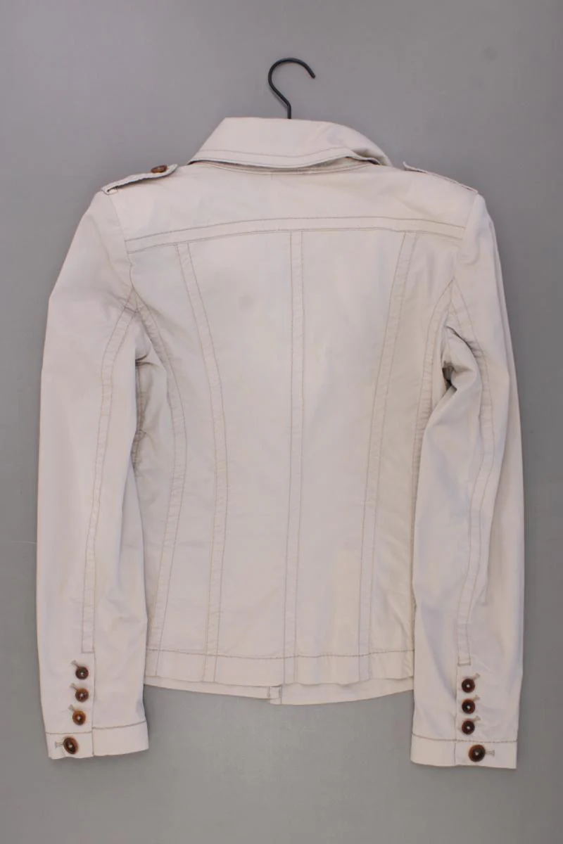 Drykorn Übergangsjacke Gr. 40 creme aus Baumwolle - Image 3