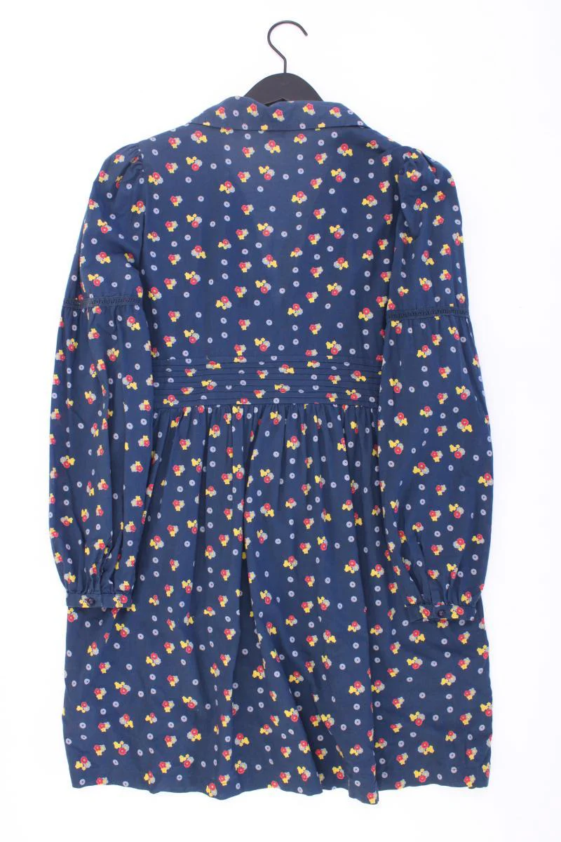 Pepe Jeans Polokleid Gr. L mit Blumenmuster Langarm blau aus Baumwolle - Image 3