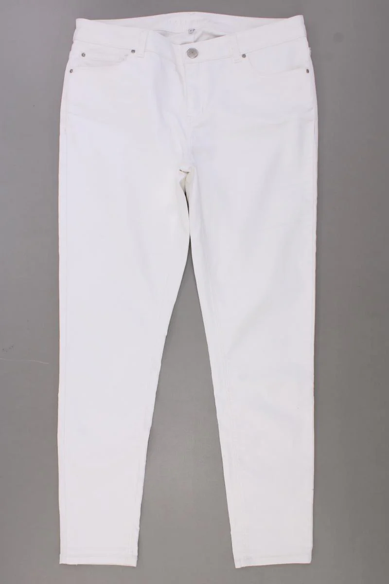 Hallhuber Hose Gr. 42 creme aus Baumwolle
