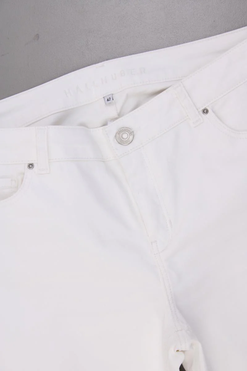 Hallhuber Hose Gr. 42 creme aus Baumwolle - Image 2