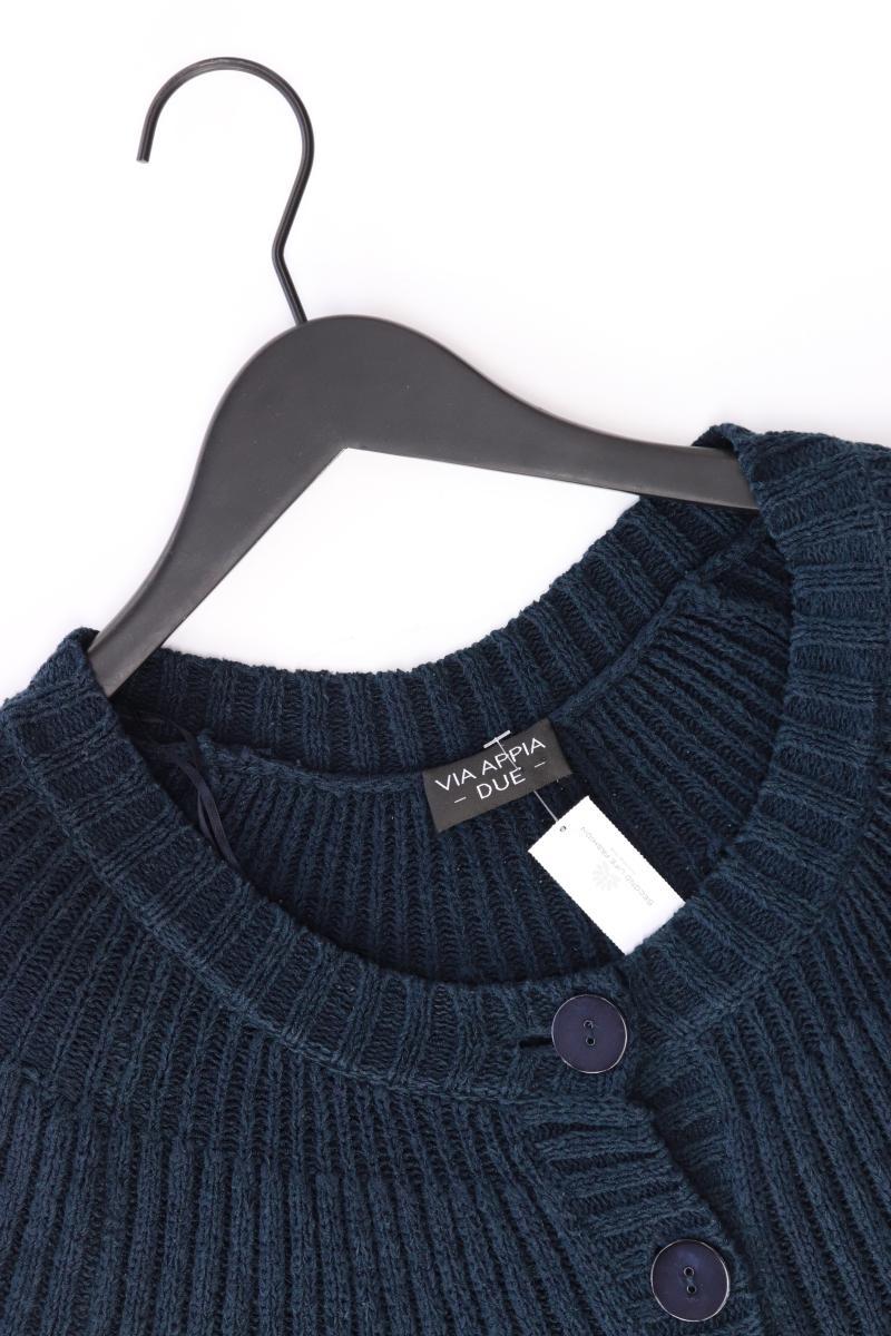 Via Appia Due Strickjacke Gr. IT 44 (M) Kurzarm blau aus Polyacryl - Image 3