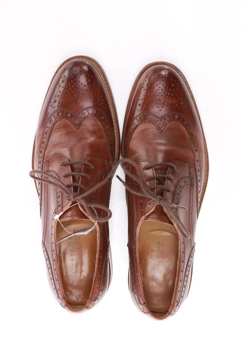 CHARLES TYRWHITT Schuhe für Herren Gr. 41.5 braun aus Leder - Image 3