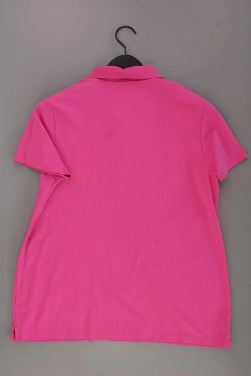 Lands' End Poloshirt Gr. L neuwertig Kurzarm pink aus Baumwolle - Image 3