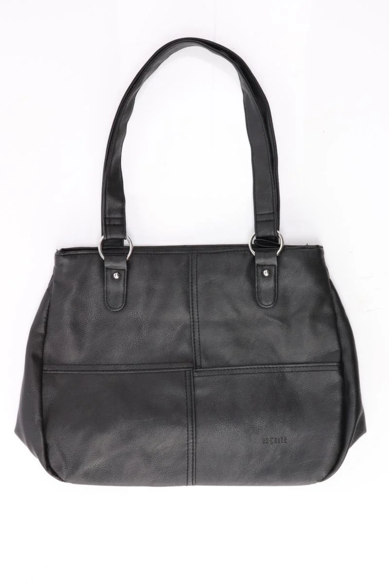 Es Carté Tasche schwarz aus Kunstleder